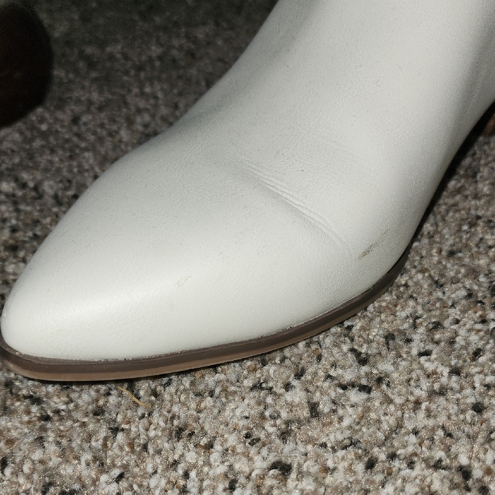 White Knee-High Women's Boots - Picture 6 of 8